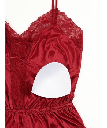 レーシーリボン ロンパース