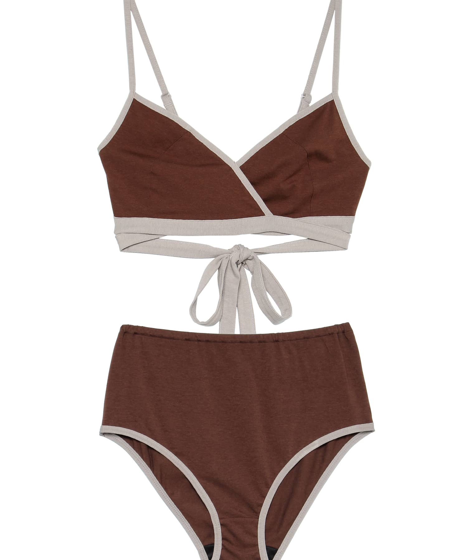 ラップリボンブラレット ブラショーツセット