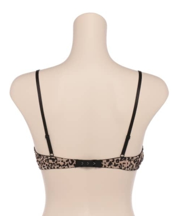レーシーレオパードグラマーアップライト ブラ