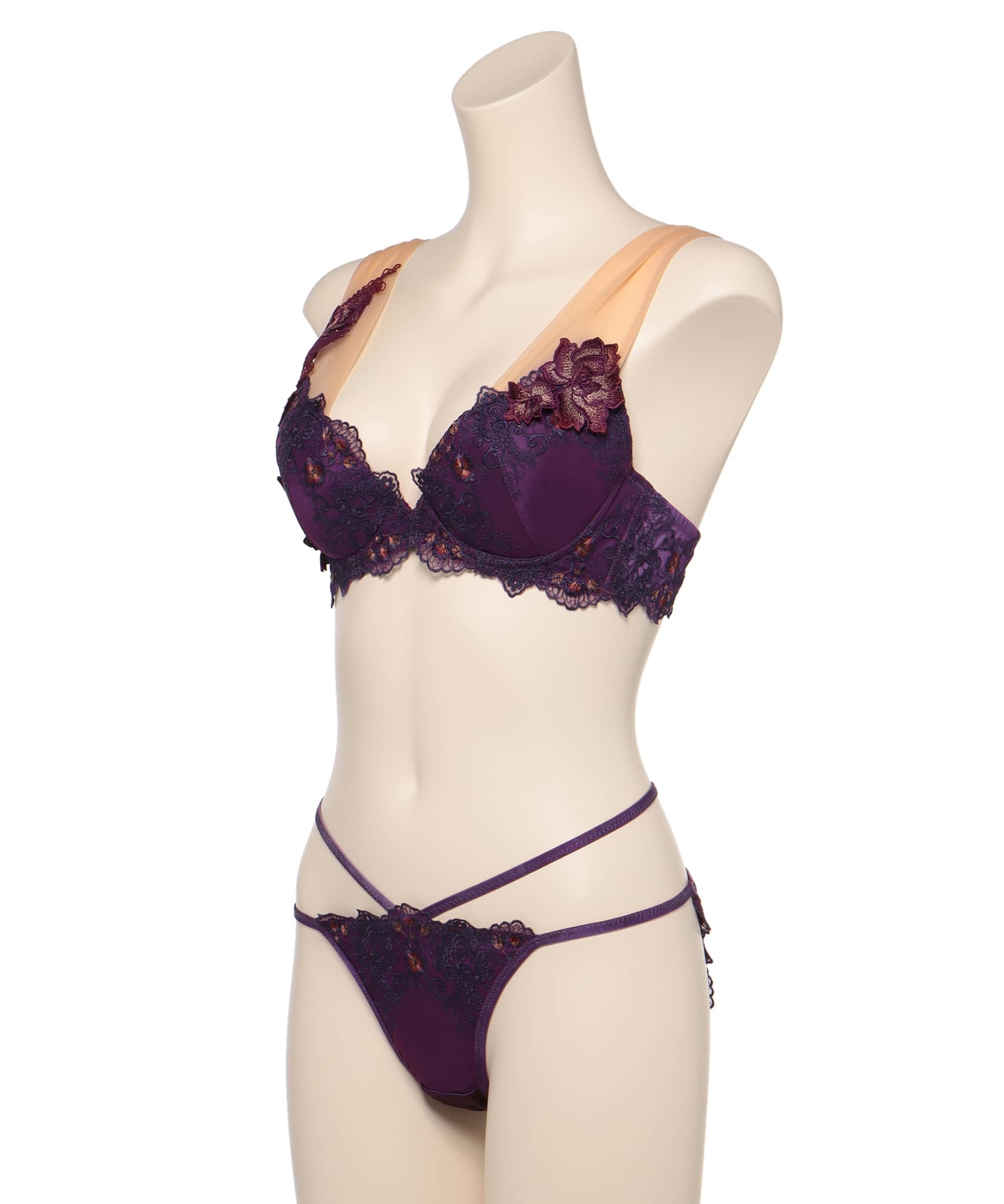 アンティークフラワー グラマーアップ ブラセット