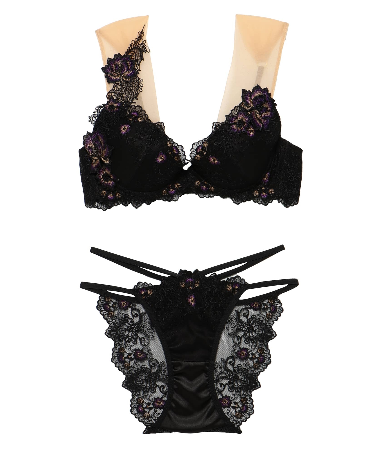 アンティークフラワー グラマーアップ ブラセット