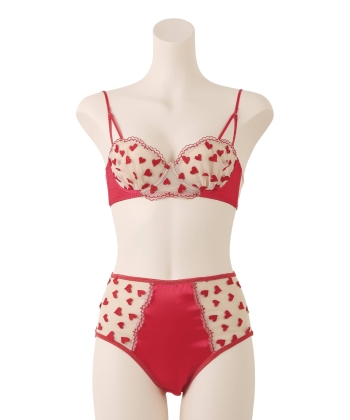 プチハート ブラ・ショーツセット