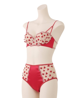 プチハート ブラ・ショーツセット
