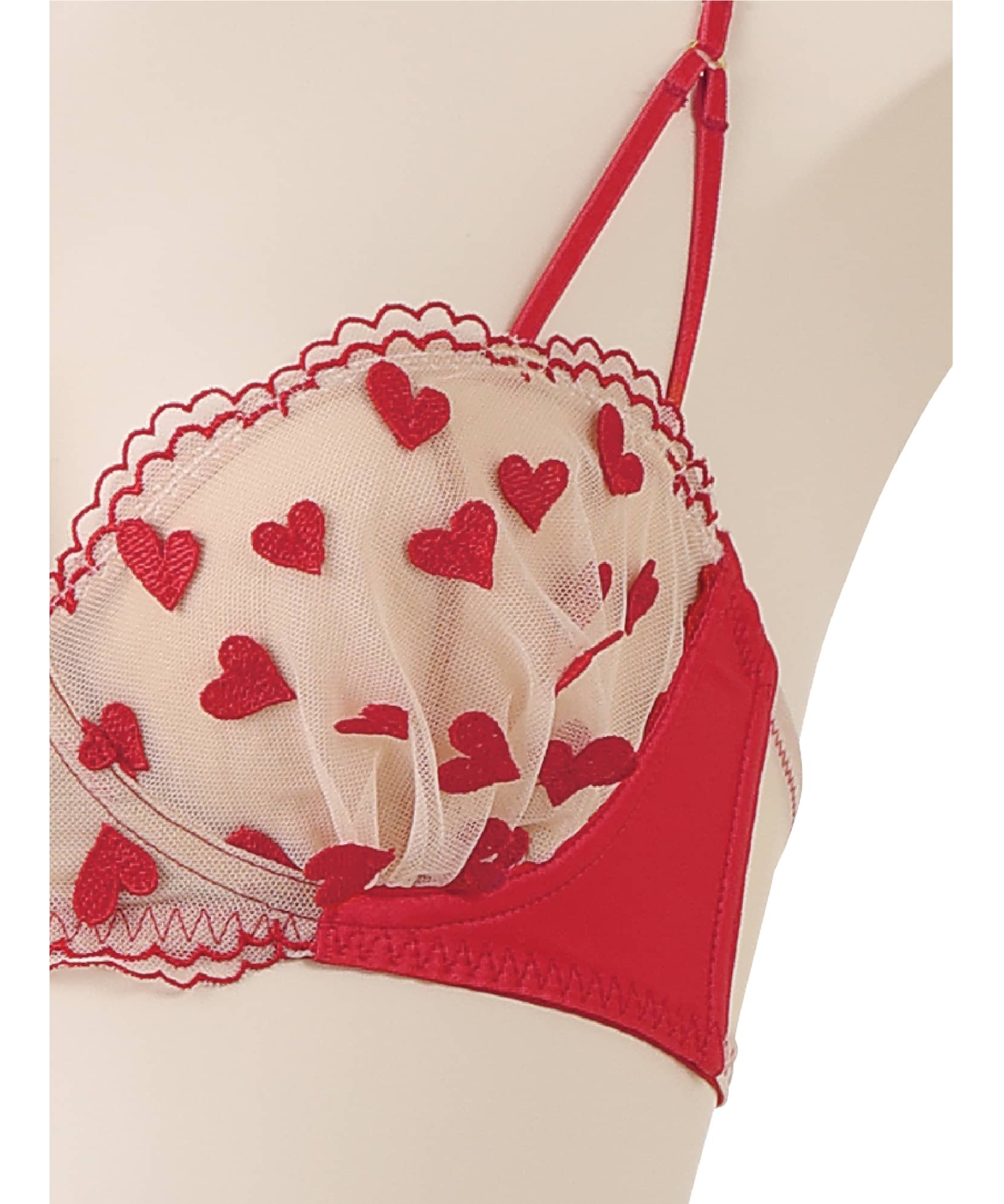 プチハート ブラ・ショーツセット