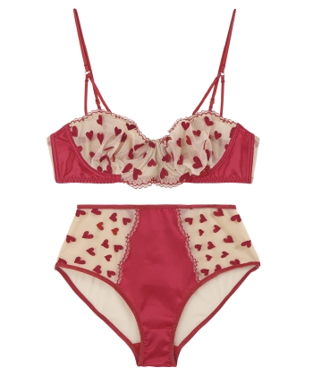 プチハート ブラ・ショーツセット