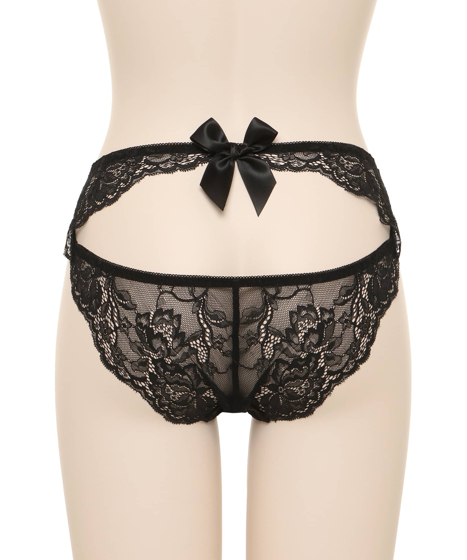 ジュエリーサテンリボンレース ショーツ