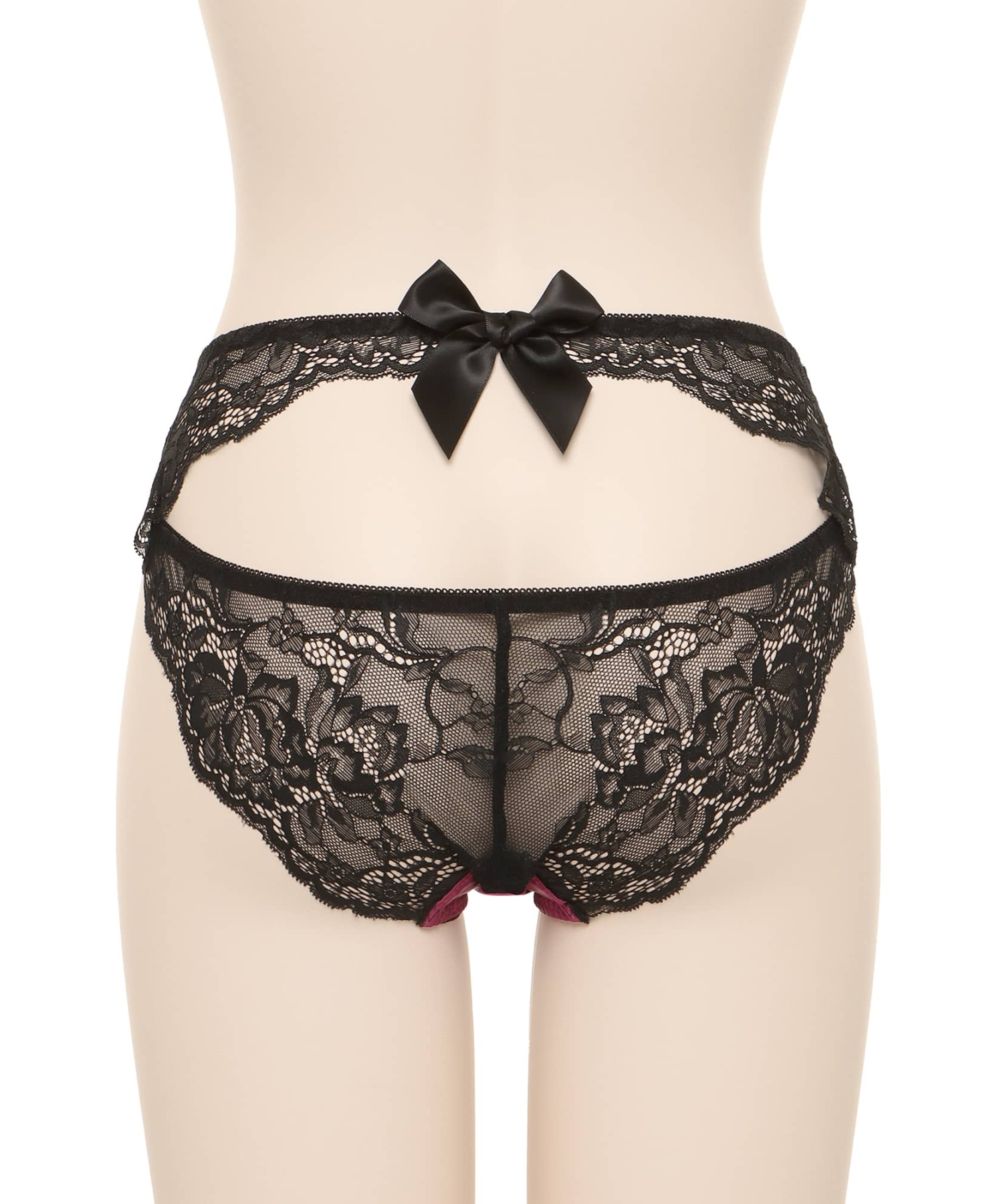 ジュエリーサテンリボンレース ショーツ