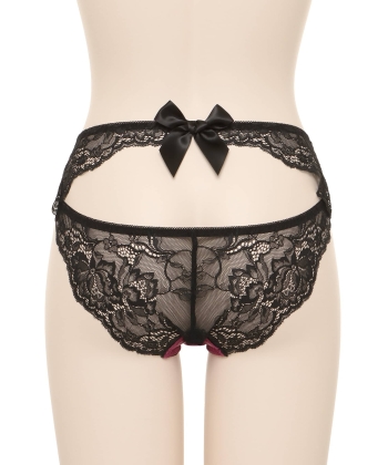 ジュエリーサテンリボンレース ショーツ