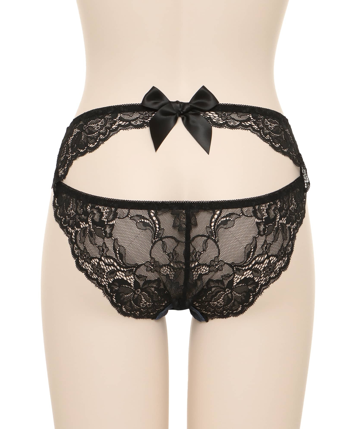 ジュエリーサテンリボンレース ショーツ