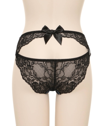 ジュエリーサテンリボンレース ショーツ