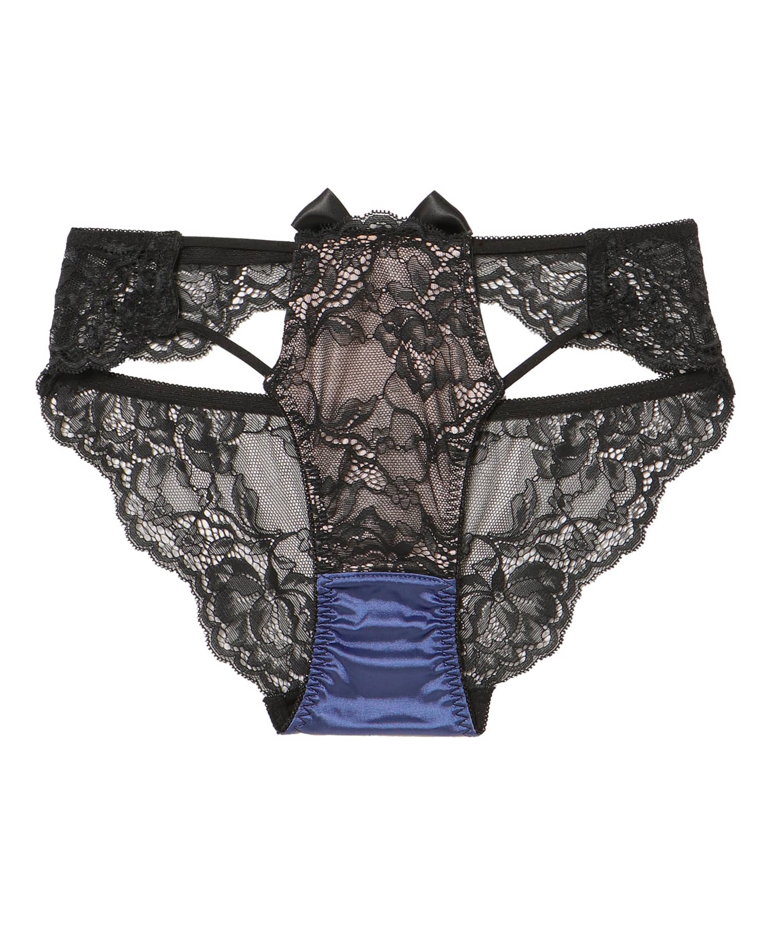 ジュエリーサテンリボンレース ショーツ