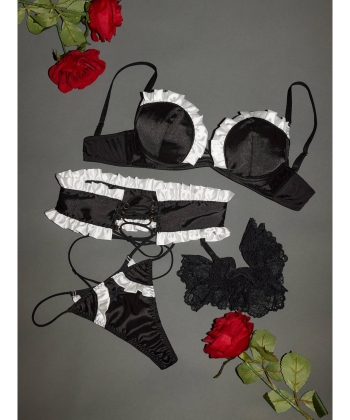 ラッフルサテン ホットリフト ブラセット