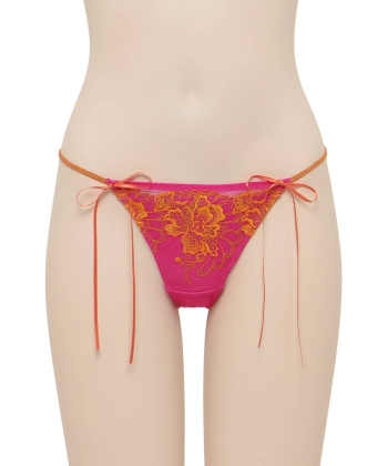 ファンフラワー サイドリボン ショーツ