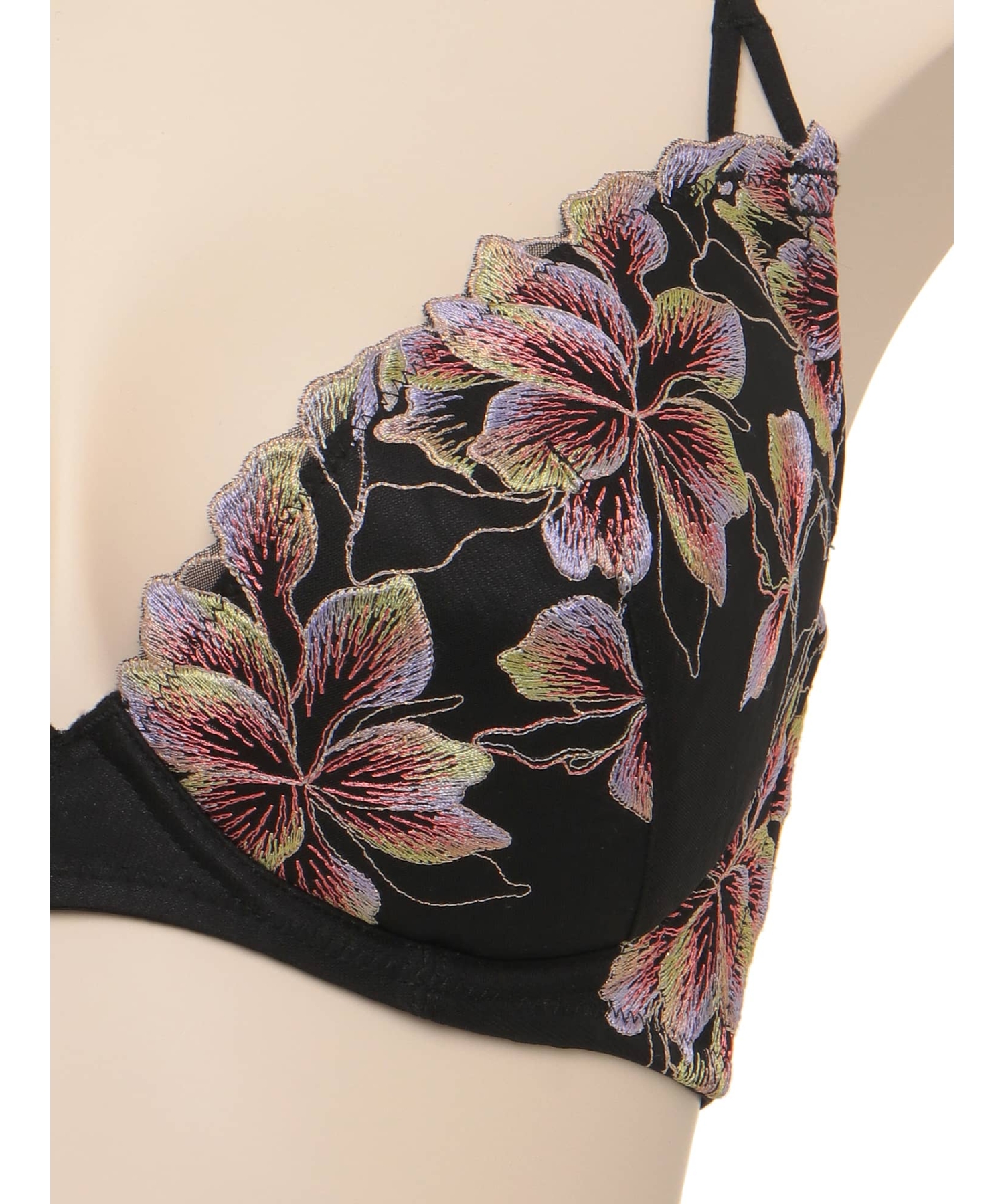 カラフルフラワー グラマーアップ ブラ