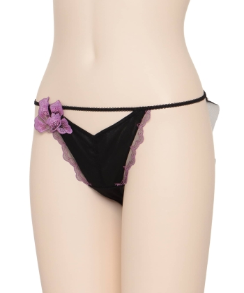 リーディングフラワー モチーフ ショーツ