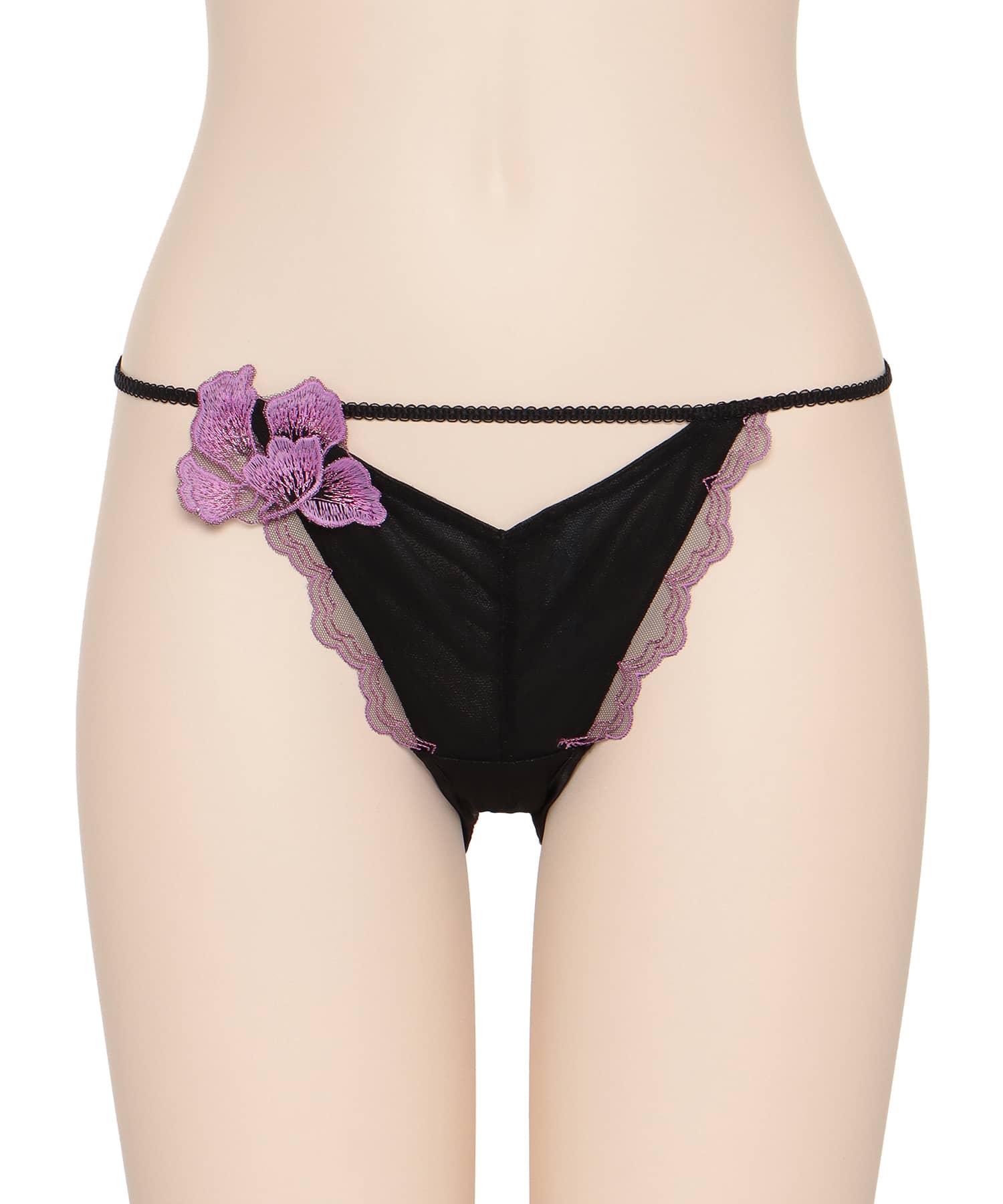 リーディングフラワー モチーフ ショーツ