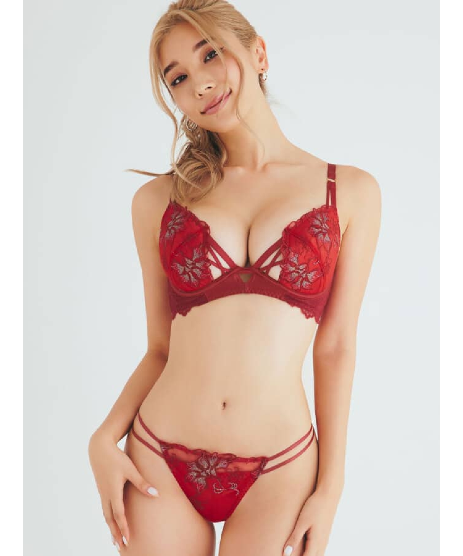 チャーミングフラワー グラマーアップ ブラ