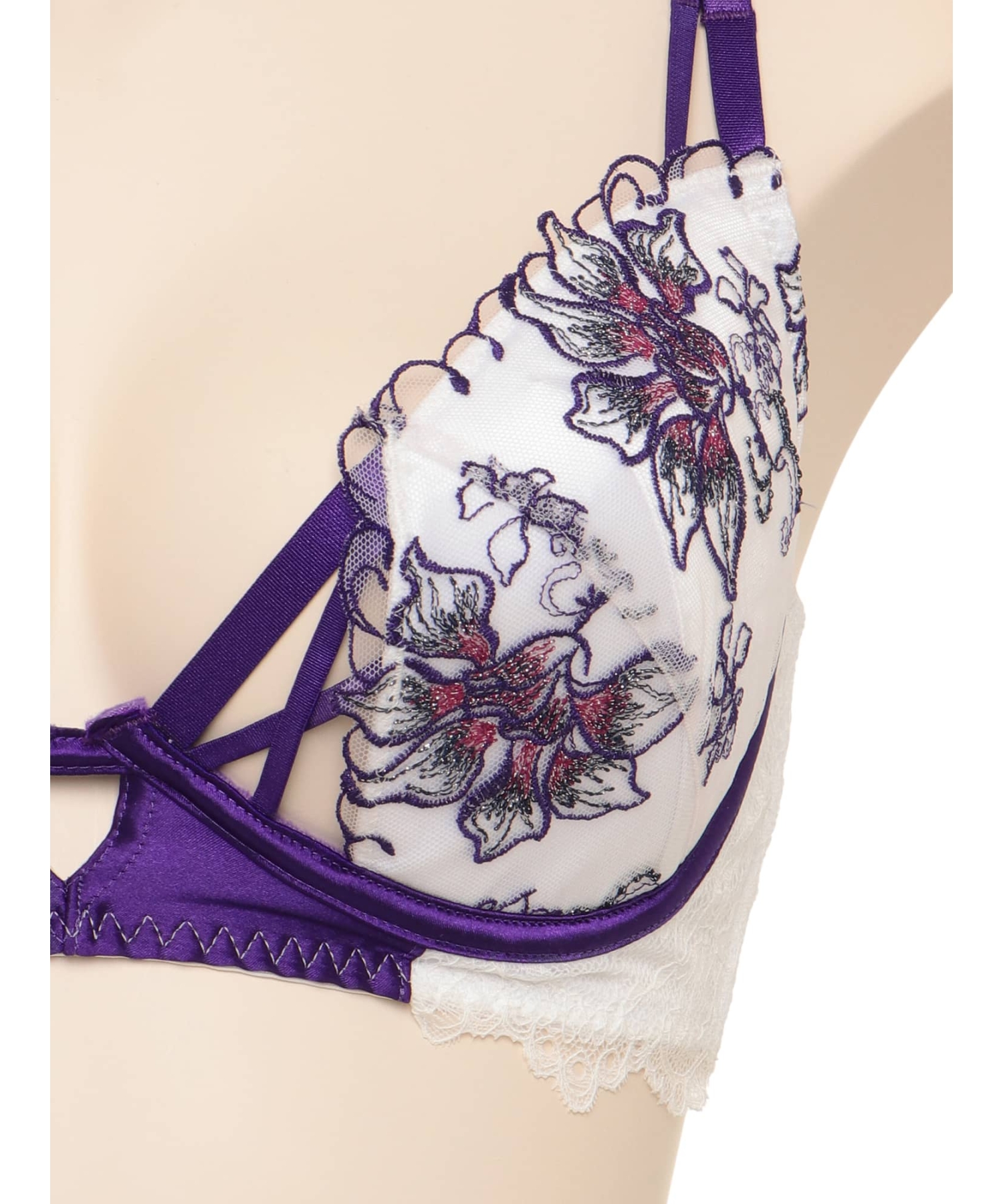 チャーミングフラワー グラマーアップ ブラ