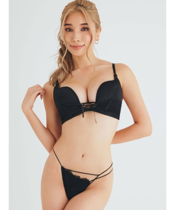 レーシーコルセット トリックリフト ブラ