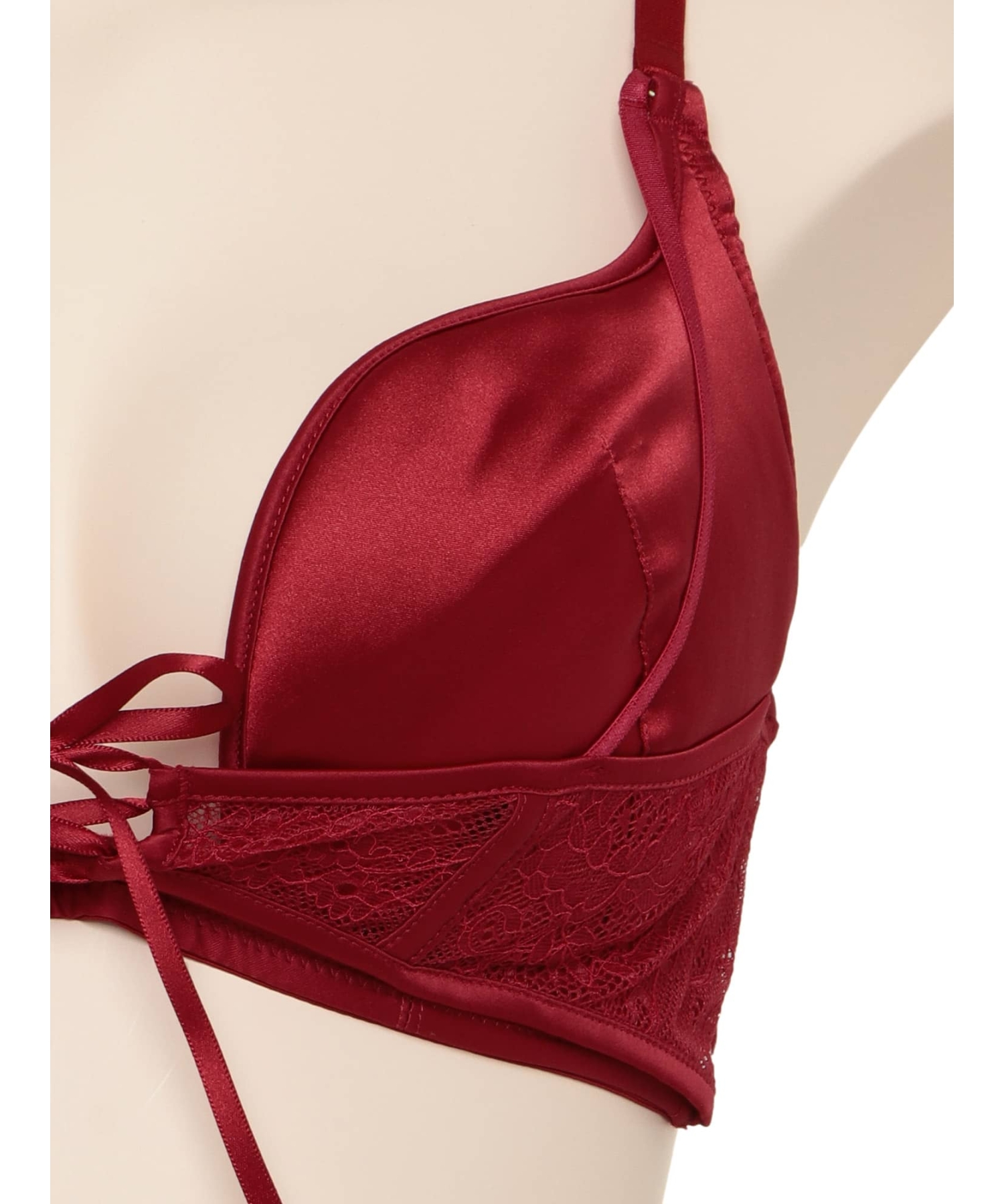 レーシーコルセット トリックリフト ブラ