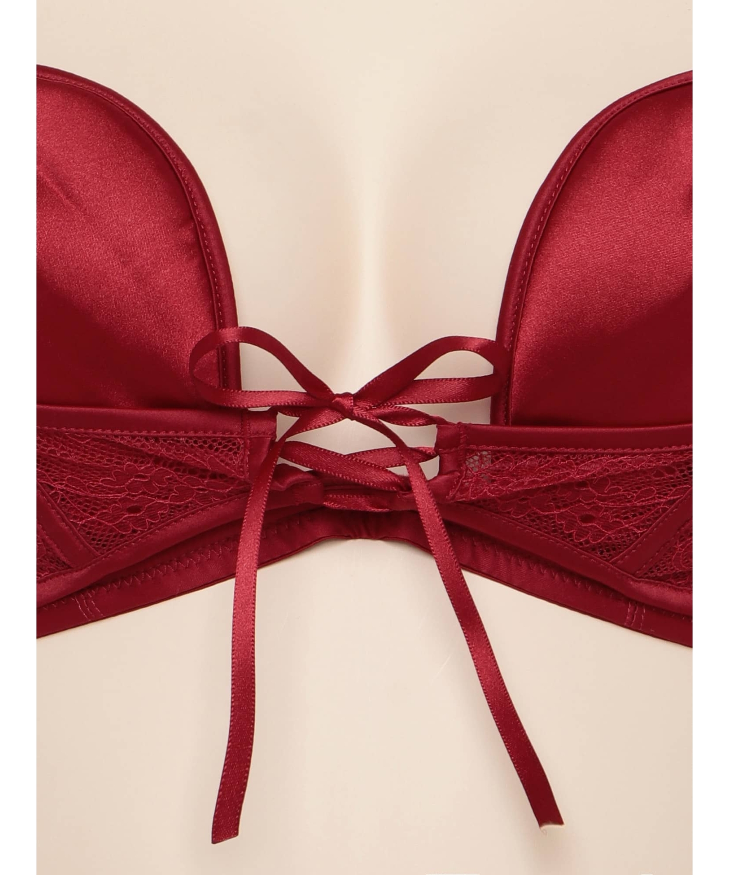 レーシーコルセット トリックリフト ブラ