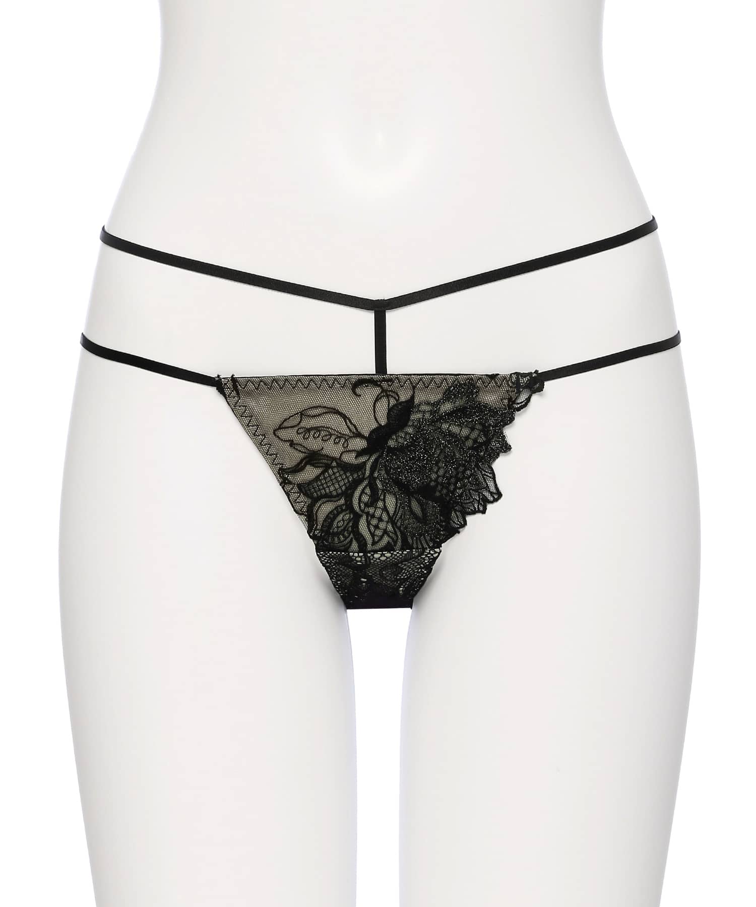 ポンプフラワー ストレッチレース ショーツ