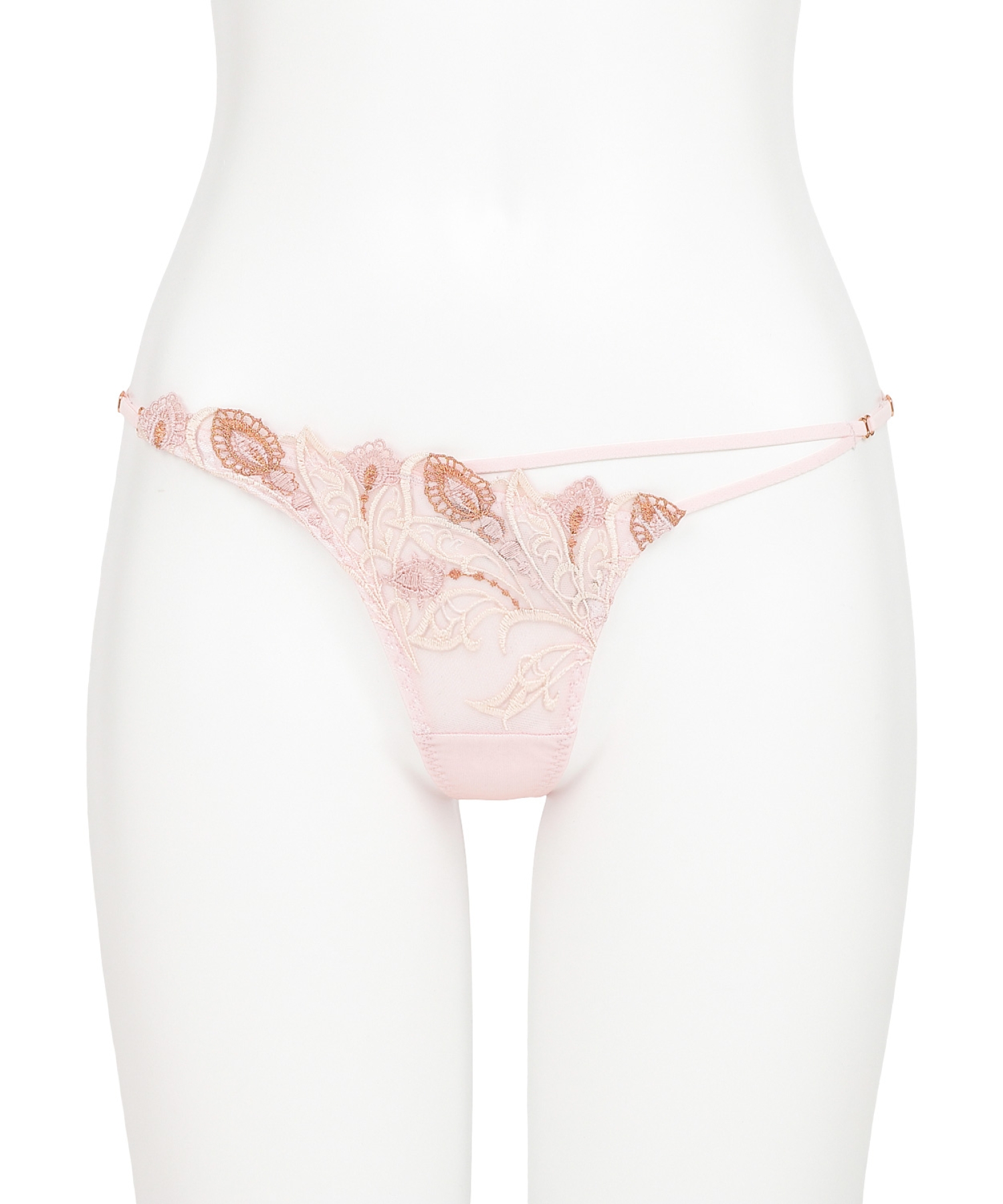 レーシーフェザー ストレッチレース Tバック