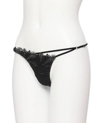 レーシーフェザー ストレッチレース Tバック