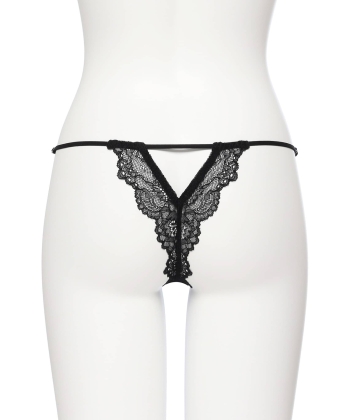 レーシーフェザー ストレッチレース Tバック