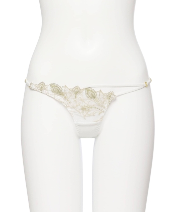 レーシーフェザー ストレッチレース Tバック