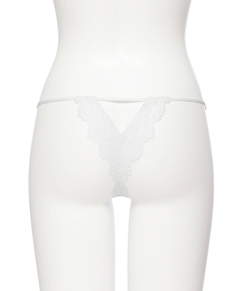 レーシーフェザー ストレッチレース Tバック