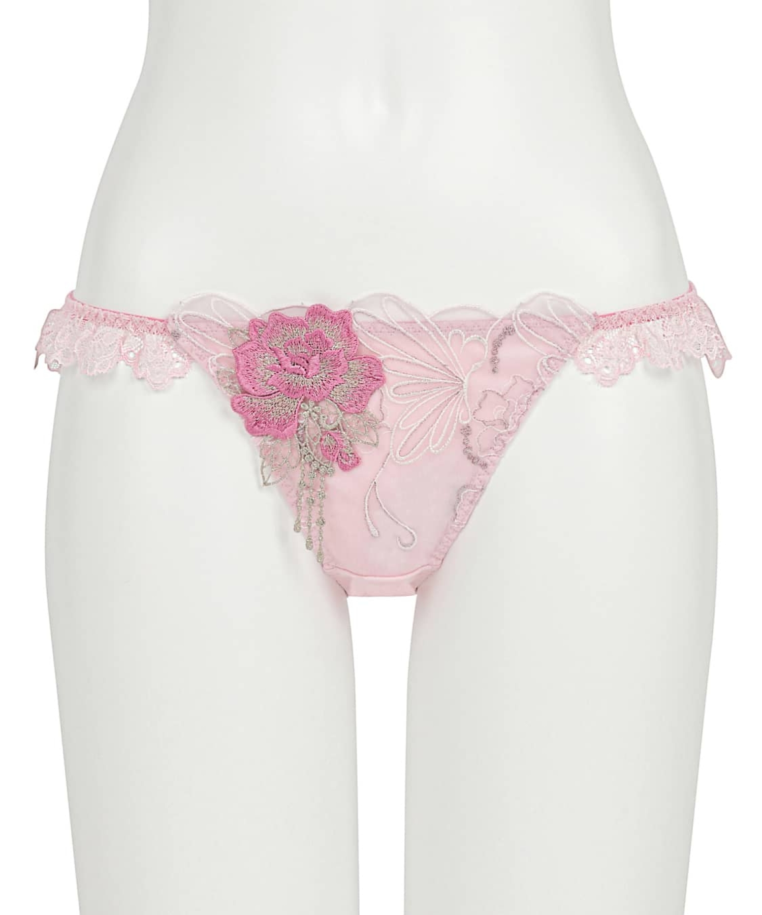 シャイニーバタフライ ストレッチレース ショーツ