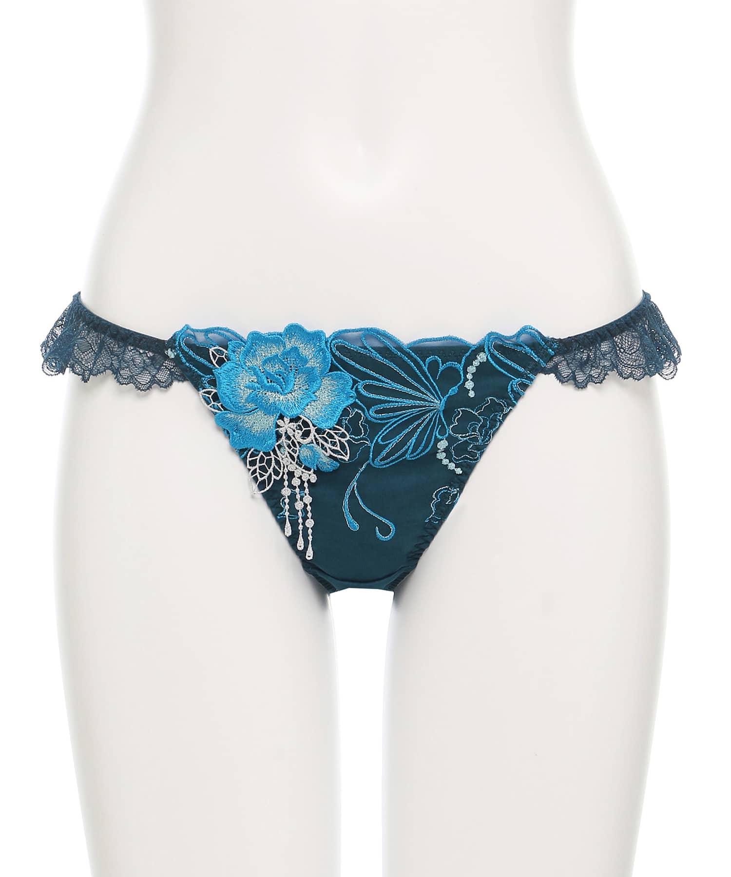 シャイニーバタフライ ストレッチレース ショーツ