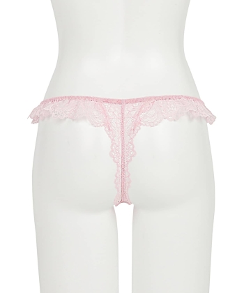 シャイニーバタフライ ストレッチレース Tバック