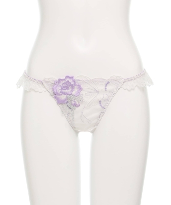 シャイニーバタフライ ストレッチレース Tバック