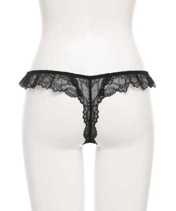 シャイニーバタフライ ストレッチレース Tバック