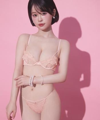 レーシーフリル ブラ&Tバック セット