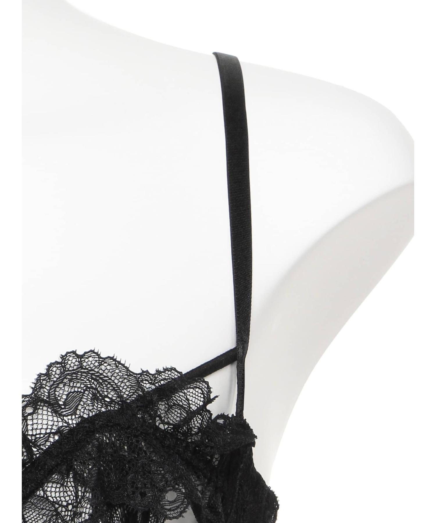 レーシーフリル ブラ&Tバック セット