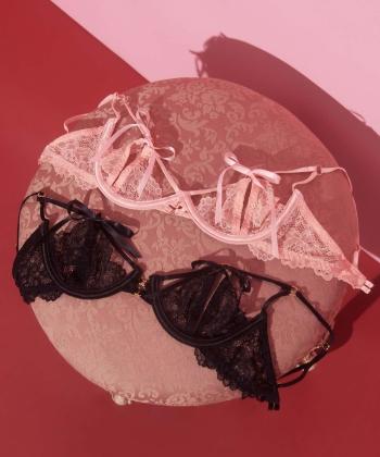 レーシードール ブラ&Tバック セット