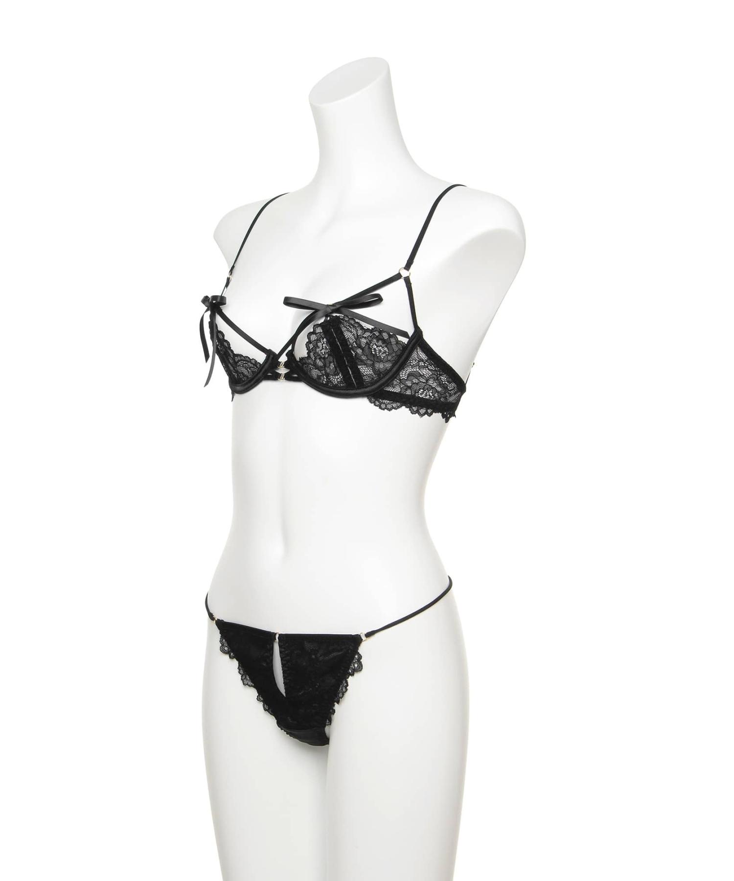 レーシードール ブラ&Tバック セット