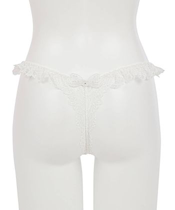 レーシーリボン フリル Tバック