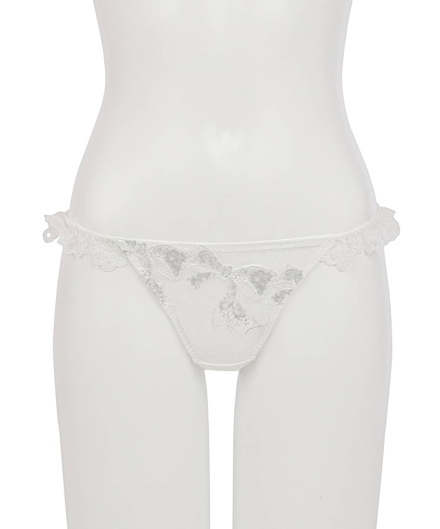 レーシーリボン フリル Tバック