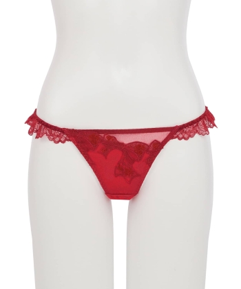 レーシーリボン フリル Tバック