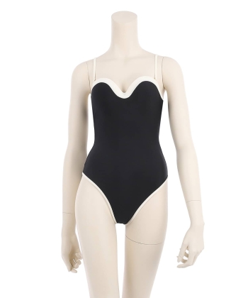 バイカラーカーブ ワンピース