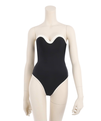 バイカラーカーブ ワンピース