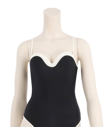 バイカラーカーブ ワンピース