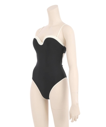 バイカラーカーブ ワンピース