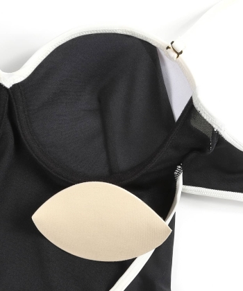 バイカラーカーブ ワンピース