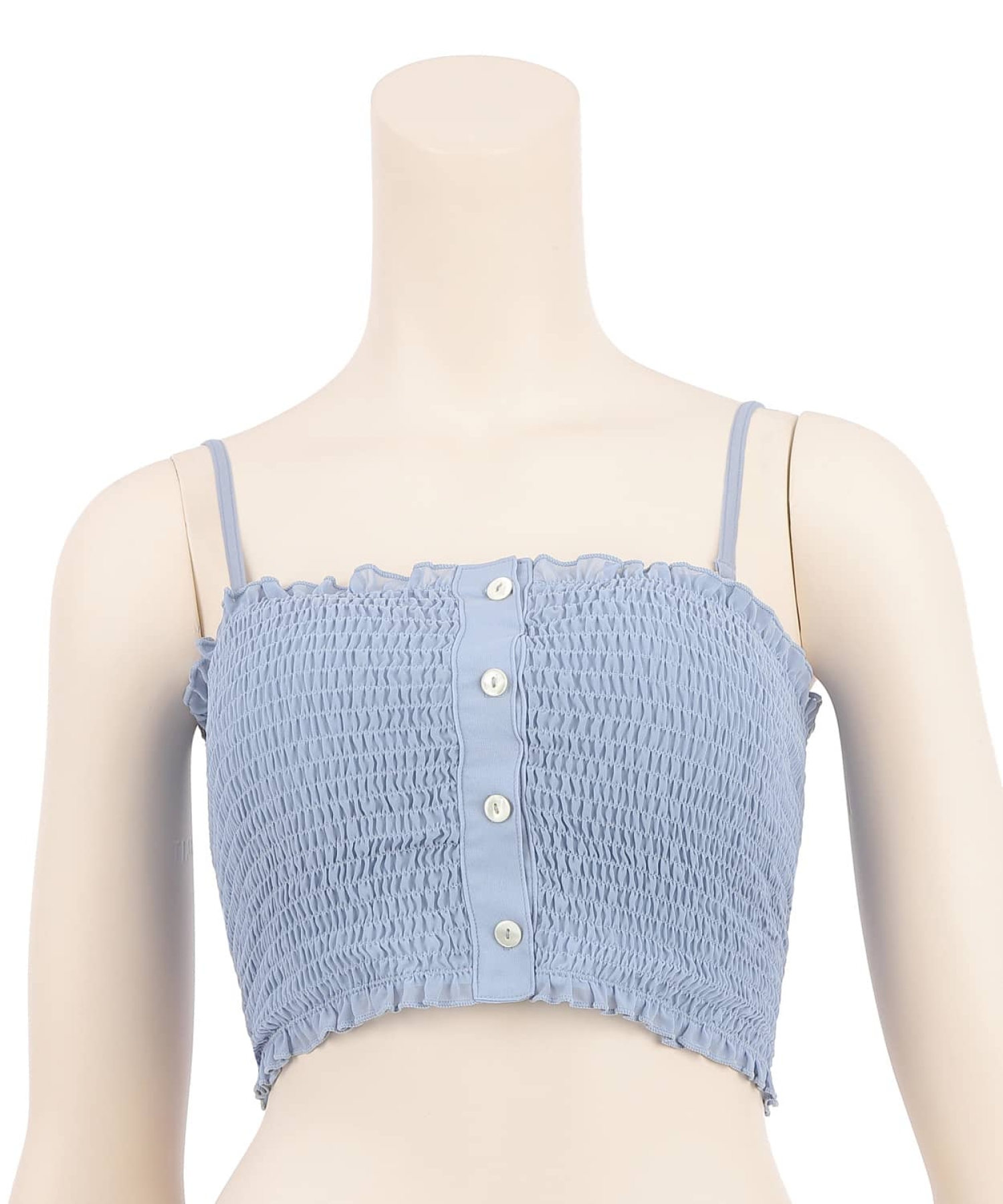 シャーリングビスチェ ビキニセット