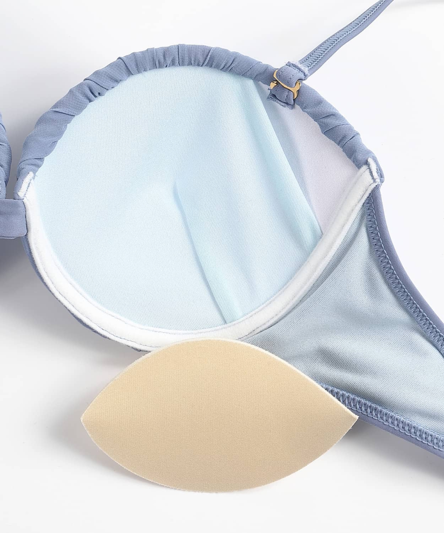 シャーリングビスチェ ビキニセット